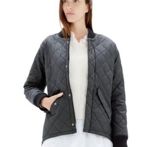 Small Madewell Quilted Leather-look Jacket